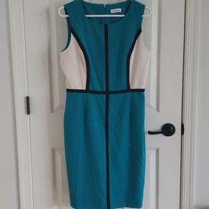 Calvin Klein Colorblock Sheath